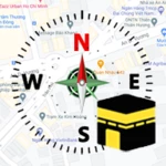 qibla compass android application logo